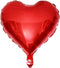 10Pcs Red Foil Heart Shaped Balloons - 18 Inch Heart Mylar Balloons for Baby Shower Wedding Valentine Party Decorations