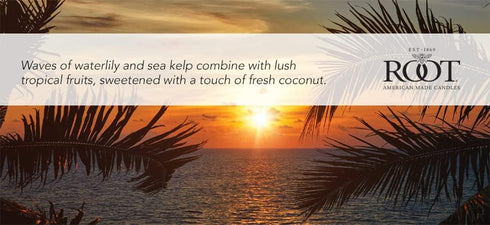 Scented Candles Honeycomb Veriglass Premium Handcrafted Beeswax Blend Candle, Small, Coastal Sunrise