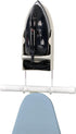 Household Essentials 166-1 Iron Wall Mount with Attached Ironing Board Hooks, White