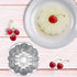 Weilan Egg Tart Molds Flower Shape, Aluminum Alloy Nonstick Pudding Pan, Cupcake Muffin Cups for Steaming and Baking