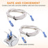 Adviace Magnetic Automatic Thermostat Sensor Switch - High Temperature Rated Wiring for Fireplace and Stove Blower Fan