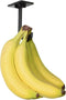 Banana Hanger - Under Cabinet Hook for Bananas, Black, Self-adhesive, Folds-up When Not in Use