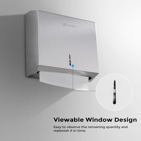 Commercial PaperTowel Holder Dispenser Wall Mount,Stainless Steel Bathroom Paper Towel Holder,Toilet Paper Napkin