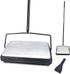 EZ SPARES Quiet Floor Sweeper with Pig-Bristles, Strong Roller Brush for Carpet Cleaning, Great for House, Office,