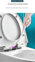 2025 Set Modern Flexible Silicone Toilet Caspa for Home Silicone Toilet Wand Bowl Brush and Holder Cleaning Wall