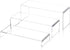 1 Set Large Acrylic Clear Display Risers, 3 Sizes 12" Rectangular Showcase