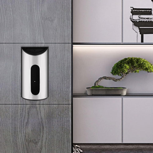 Grocery Plastic Bag Holder for Kitchen Trash Bag, Easy Wall Mount Bag Saver, Bevansol Storage Dispenser Medium, Smudge