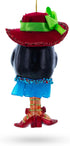 Stylish Penguin Blown Glass Christmas Ornament for Holiday Decor