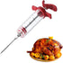 Meat Injector Syringe with 3 Marinade Injector Needles for BBQ Grill, Portable Turkey Injector Kit