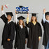 2025 Graduation Party Decorations Wooden Sign, Blue Class of 2025 Photo Booth Props for Graduation Party Supplies