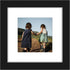 Golden State Art 6x6 Picture Frame, Solid Wood with Tempered Glass, Square Photo Frame Display Wall Decor