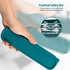 Travel Utensils with Case, 4pc Reusable Set, Camping Utensil Set, Portable Silverware for Work, Camping, School (Green)