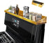 STUTOV 30" Magnetic Stove Top Shelf Brushed Gold Spice Rack and Seasoning