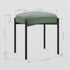 14.57" D11.42" W18.11" UHBD034D YMYNY Vanity Stool, Footrest, Square Ottoman Bench with Metal Legs, Makeup Dressing