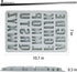 26 Large Letters Silicone Mold, Alphabet Crayon Mold, Chocolate Mold with 12 Sets of Present Packages
