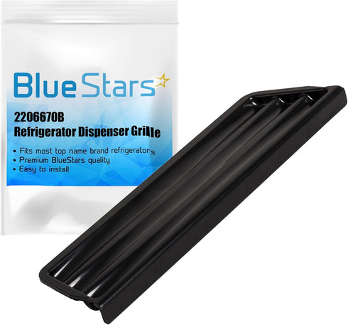 BlueStars 2206670B Refrigerator Dispenser Grille, Compatible with Whirlpool & Kenmore Models, Replaces WP2206670B