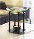Gifts & Decor Zingz & Thingz Art Deco Collection Structural Metal Oil Warmer - 3.875x3.875x4.5