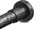Black Shower Curtain Rod 32-80 Inch, Non-Slip Stainless Steel No Drill Spring Tension Rod for Bathroom & Window