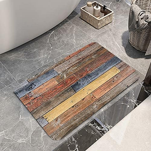 35 21 Inches WODEJIA Flannel Mat Non Slip Bedside and Living Room,Clearance MatS Absorbent Moisture Dust Forlaundry
