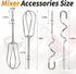 Hand Mixer Beater & Dough Hooks Compatible with KitchenAid Hand Mixer Attachments, Stainless Steel Replacement Parts