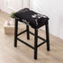 Set 4 Counter Counter #6 Bar Stool Cover Rectangle of Printed Stretch Height Bar stools Slipcovers Saddle Stool