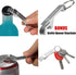 Kichwit Jar Opener for Arthritis - Stainless Steel Lid Opener for Small and Medium Jars, Keychain Included