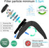 LSGTT Personal Smart Electric Air Face Mask, Reusable Wearable Air Purifier Mask for Outdoor Sports