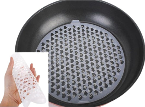 (Set of 2) Kitchen Reusable Nonstick 9-Inch Silicone Sheets, Air Fryer Liner, Baking Mat, Made in Korea