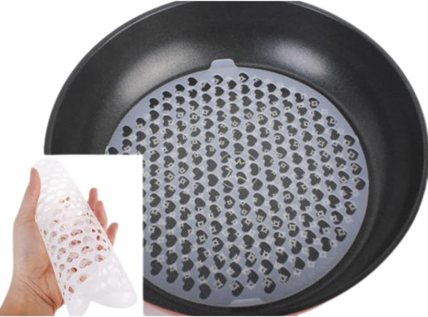 (Set of 2) Kitchen Reusable Nonstick 9-Inch Silicone Sheets, Air Fryer Liner, Baking Mat, Made in Korea