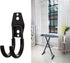 Ironing Board Hanger Wall Mount, 2-Pcs Ironing Board Holder for Laundry Rooms, Utility Rooms, Closet Saving