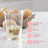 Prestee 50 Disposable Measuring Cups 8 oz - Clear Plastic Paint Measuring Cups for Epoxy Resin, Baking, Crafting