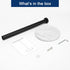 NearMoon Standing Paper Towel Holder, Kitchen Countertop Roll Holder for Standard or Jumbo-Sized with Marble Base,