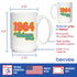 Vintage 1964 Fun 60th Birthday Coffee Mug Gifts, Large 15oz White Ceramic Retro Coffee Cups