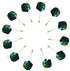 Groom Boutonniere Wedding Silk Rose (12 Pieces) 3.5cm Flowers Accessories Prom Pin Man Suit Decoration Green