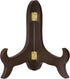 uxcell 7" Easel Plate Holder, Wooden Folding Display Stand for Decorative Picture Frame - Brown