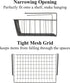 Tebery 4 Pack Black Under Shelf Wire Basket, Hanging Storage Baskets for Kitchen Pantry & Desk