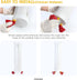1 VOSON Gallon Hanging Chicken Waterer with Two Automatic-Fill Water Cups - No Waste Poultry Water Dispenser for Coop