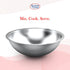 Alpine Cuisine 0.75-Quart Stainless Steel Kitchen Mixing Bowls, Heavy Duty Salad Bowls, Dishwasher Safe Prep Bowls