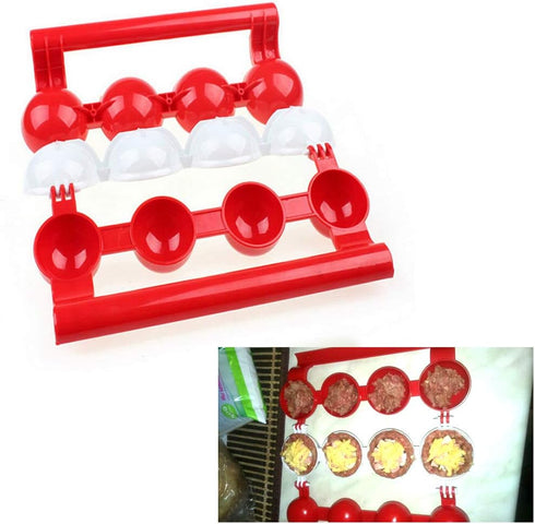 Meatballs Maker - Kitchen Homemade Stuffed Meatballs Tool for Fruits, Meatball, Cake, Ice Cream, Melon