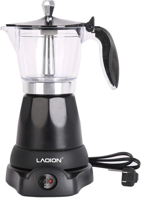 LAOION Cuban Coffee Maker, 6 or 3cup Electric Espresso Coffee Maker, Portable