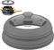 Microwave Splatter Cover, Vented Silicone and Glass Lid, Fits 6-10 inch Plates & Bowls, Easy Grip Handle
