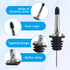 Liquor Pour Spouts with Dust Caps, Speed Pourer Nozzles for Alcohol & Liquor Bottles