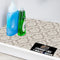GORILLA GRIP LeakGuard Non-Adhesive Under Sink Mat, 24x40, Waterproof Quick Dry Shelf Liner, Damask Taupe Cream