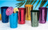 ALUMINUM TUMBLERS Retro Jewel Aluminum Colored Tumblers, Set of 6, Multicolor