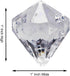 Super Z Outlet Acrylic Clear Ice Rock Diamond Crystals, 60 Pieces for Table Scatters, Vase Fillers, and Decorations