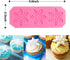 Rainmae 6 Pcs Christmas Snowflake Silicone Fondant Molds, 3D Winter Frozen Party Cupcake Topper Decorating Tools