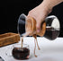Pour Over Coffee Maker with Reusable Stainless Steel Drip Filter, Borosilicate Glass Carafe for 1-6 Cup