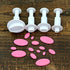 Cookie Cutters, Plunger Cutter Cake Decorating Supplies, 16 Pcs Fondant Molds, Heart/Square/Oval/Circular/Star