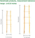 24 Inch 3 Pack Cambaverd Trellis for Potted Plants, Bamboo Trellis Indoor, Natural Garden Trellis for Climbing Plant