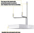 4 Pcs Adjustable Metal Arm Display Stand Easel with Acrylic Base for Geodes, Mineral, Agate Plates